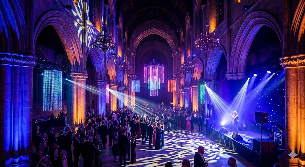 Scenic event lighting